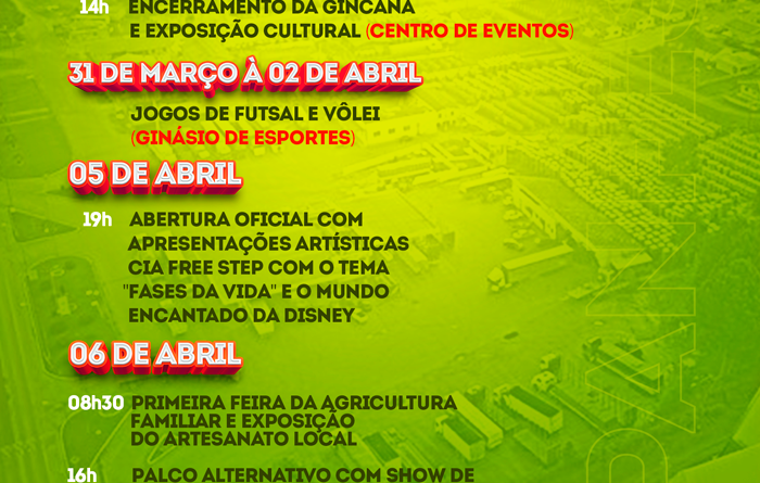 Programação IX PAN FESTEm alusão aos 27 anos de emancipação político-administrativa, a Prefeitura de Ponte Alta do Norte, realiza entre os dias 18 de Março a 7 de Abril à IX PAN FEST evento que comemora o aniversário do município.